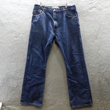 Levi's 517 Jeans Adult 40x34 Blue Denim Boot Cut Medium 100% Cotton Men's