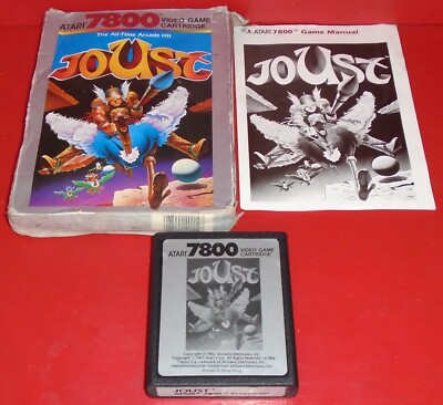 ** Atari 7800 Joust boxed with manual - PAL