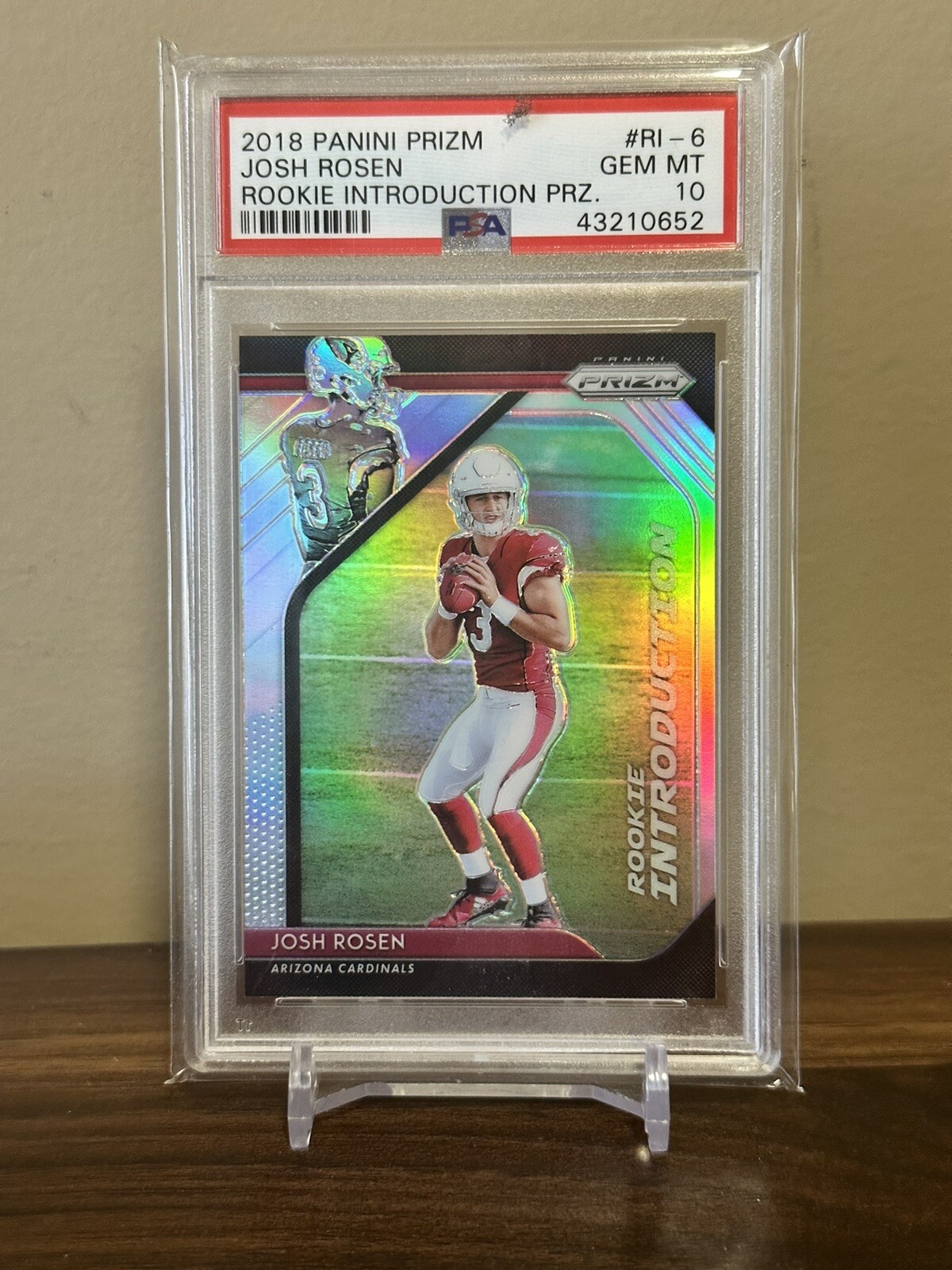 Josh Rosen Panini Prizm Rookie Introduction #RI6 Base