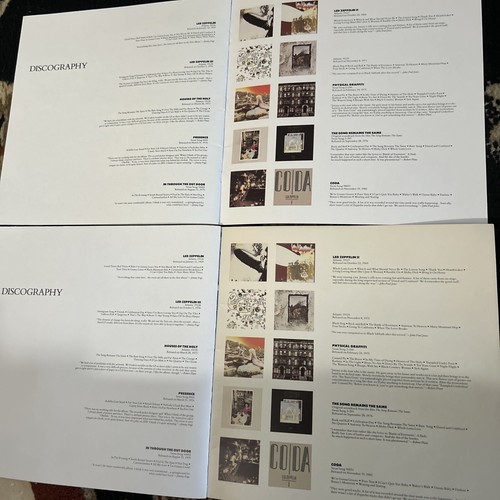 Original 1990 LED ZEPPELIN Remasters Tour Book Concert Program USA BOOK & POSTER - Picture 11 of 12