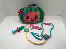 Cocomelon Plush Doctor Checkup Bag W/4 Plastic Tools