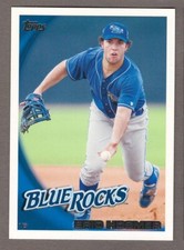ERIC HOSMER 2010 Topps Pro Debut #13 Wilmington Blue Rocks Royals Pre-Rookie/RC