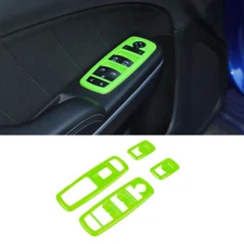 Inner Window Lift Switch Panel Cover Trim for Dodge Charger/RAM 1500 2011+ Green