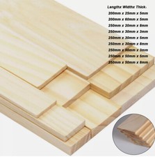 Dicke 3/5/8mm Kiefer Platte Möbel Holz Brett Platte Flugzeug Schiff Modell DIY