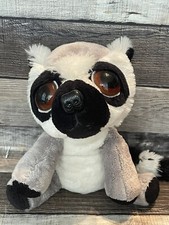 RUSS BERRIE LEMAR LEMUR PLUSH TOY BIG EYES LIL PEEPERS GUC HARD TO FIND GREY BLA