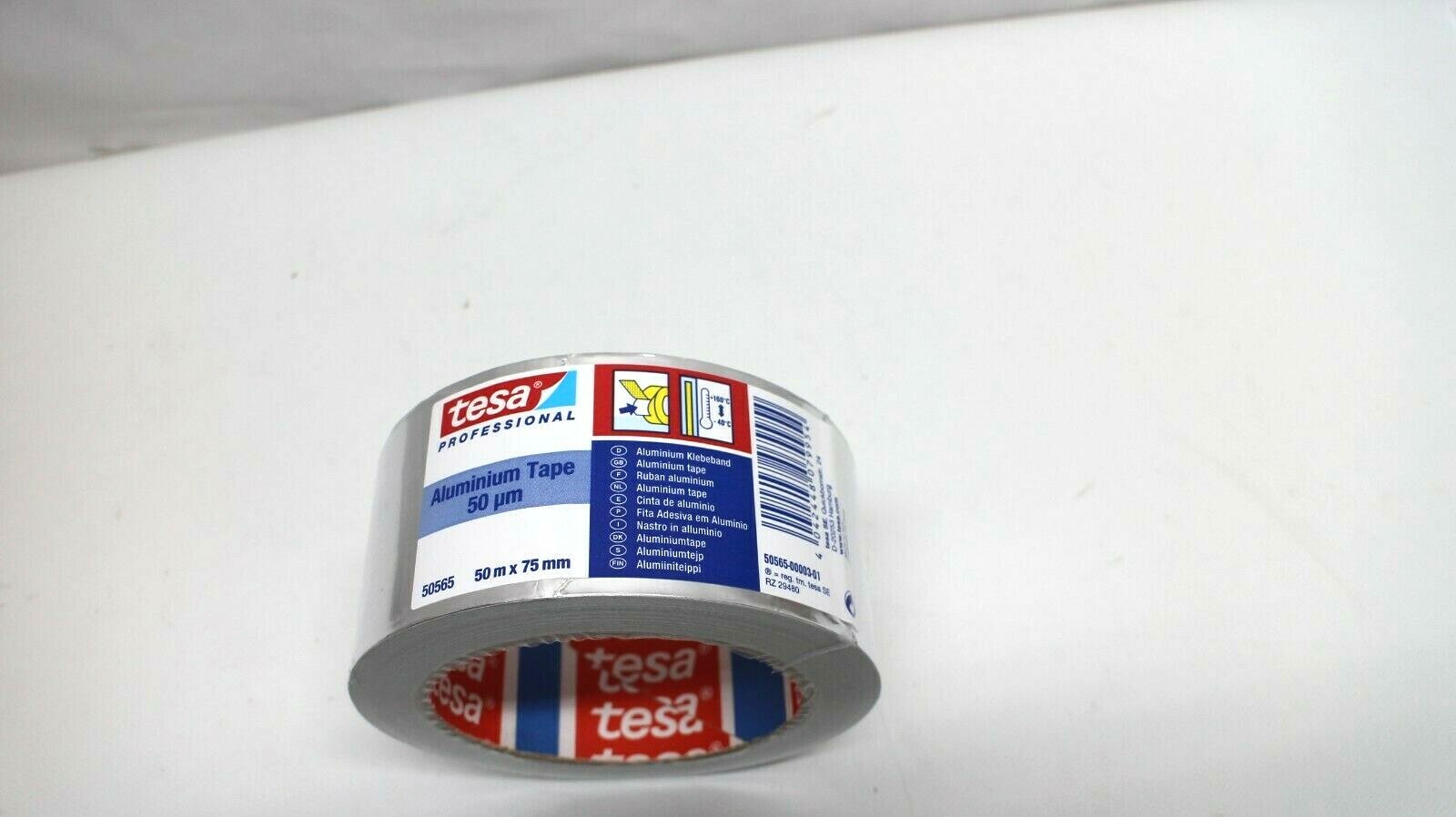 tesa Professional Aluminium Foil Tape for Repairing Ducts and Gutters