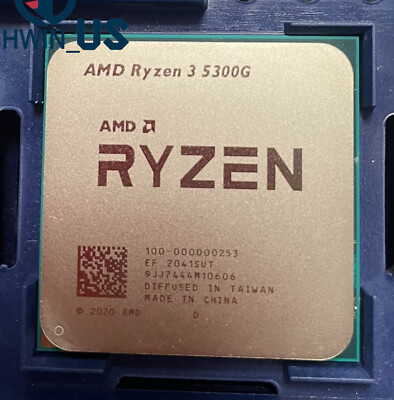 AMD Ryzen R3 5300G 4-core 8-thread 65W 8MB AM4 4.00-4.20GHZ CPU