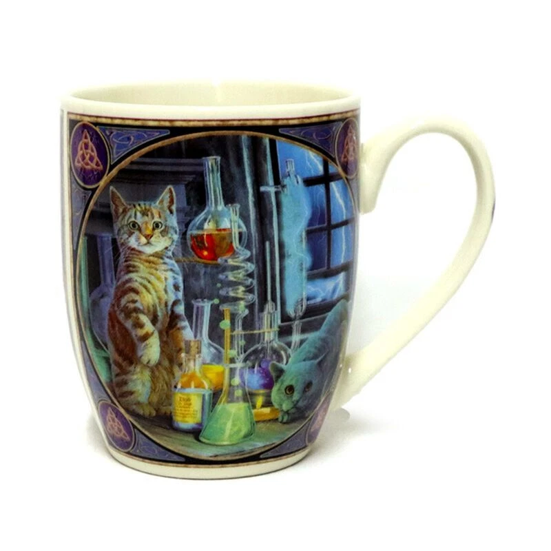 Jekyll & Hyde Cats Porcelain Mug - Lisa Parker - Brand New & Boxed