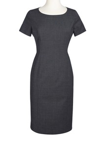 gray work dress
