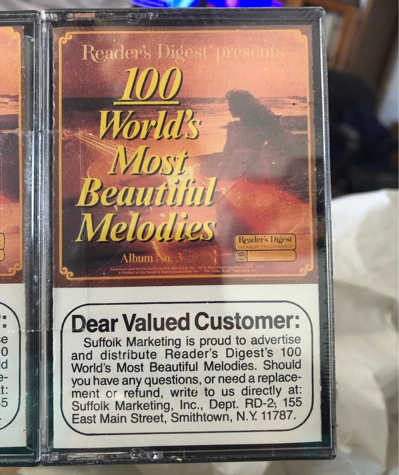 3 Pack Cassettes Readers Digest Beatiful Melodies - Image 2 of 4