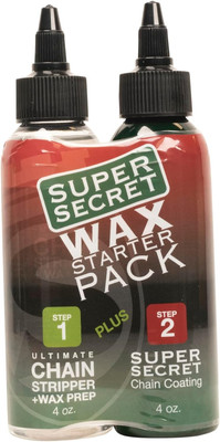 Professional Grade Bike Chain Cleaner Liquid Wax 2 Pack Starter Bundle PRO Super