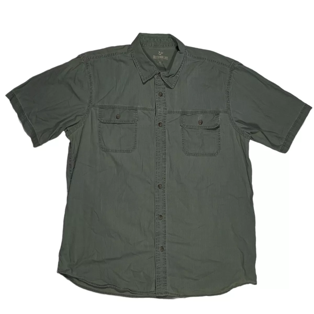 Outdoor life men's short sleeve shirts discount