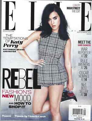 KATY PERRY HAILEE STEINFELD ELLE MAGAZINE UK SEPTEMBER 2013  