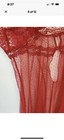 LA PERLA Red Embroidered Lace Mesh Nightgown Dress Chemise Lingerie Size Small — photo 4