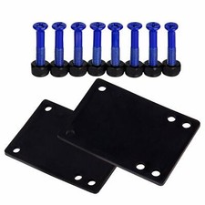 Cal 7 Skateboard 1/8" Riser Pads and 1" Hardware Bundle