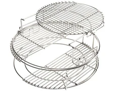 BBQ Expander Rack Kit, Big Green Egg Grill Accessories Large - Includes 2-Pie...
