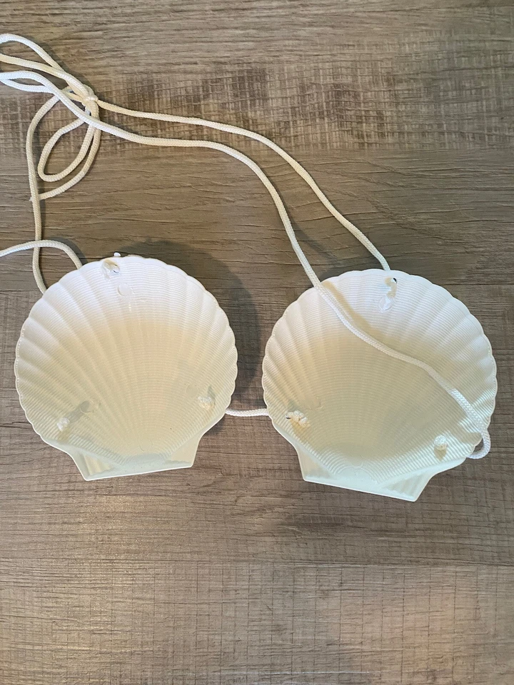 Falda estilo hawaiano Hula hierba y sujetador concha Top Disfraz Foto 3 de 3