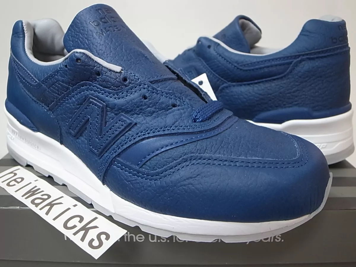 NEW BALANCE USA製 M997BIS 26cm US8新品オールレザーNAVY バイソン 