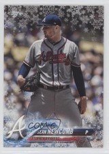 2018 Topps Holiday WalMart Mega Box Metallic Snowflake Sean Newcomb #HMW152 00ah