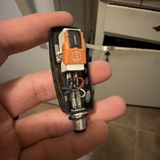 AUDIO-TECHNICA AT96E CARTRIDGE Dual Magnet NEEDS STYLUS W Headshell