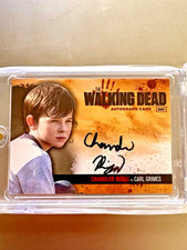 Walking Dead Autograph Card A7 Chandler Riggs Carl Grimes Auto Season 1 AMC Sign