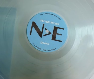 Now More Than Ever, Tyson Ritter, Creatrix, Coke Bottle Clear Vinyl LP, Sealed