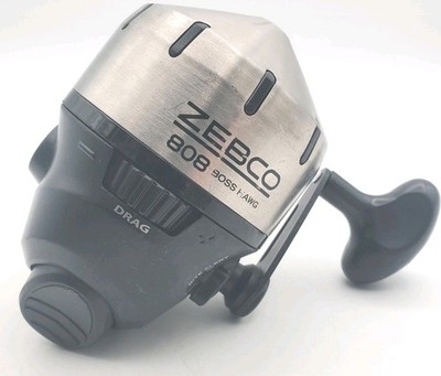 Zebco 808 Boss Hawg Spin-Cast Reel Spool with Line And Zebco 808 Rod