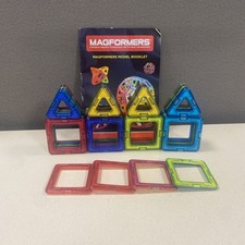 Magformers Construction Magnetic Building Tiles Set 44 Pieces Squares Triangle