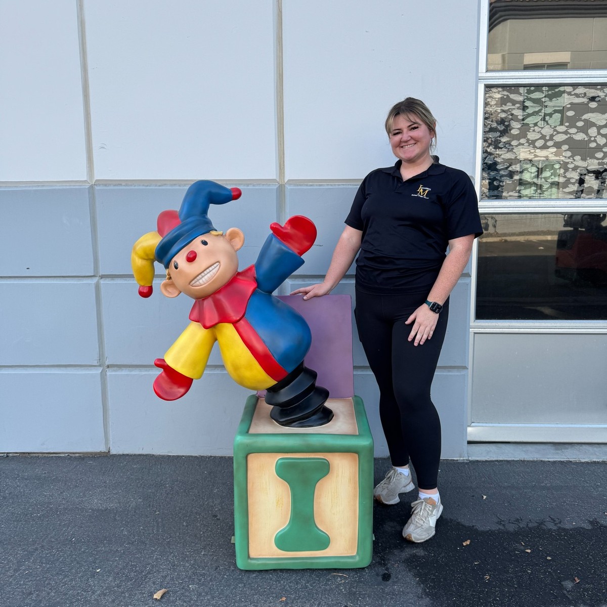 Toy Jack In The Box Over Sized Statue Christmas Holiday Theme