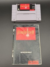 Square Final Fantasy II Nintendo SNES Role Playing 1991 NTSC-U/C Manual Included