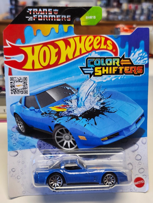 ホットウィール　カラーシフターズ　1980 CHEVY CORVETTE Hot Wheels Color Shifters Transformers 1980 Chevy Corvette in Blue