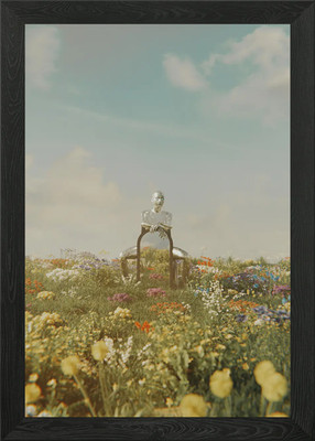 Garden Time 3D Framed Wall Art Poster Canvas Print Picture