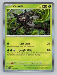 Zarude 011/191 Surging Sparks Holo Rare