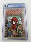 Amazing Heroes #179 1990 Todd McFarlane Spider-Man Cover CGC 8.0