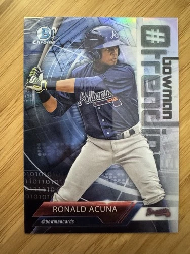 B1G1 25% Off • Ronald Acuna Jr. Atlanta Braves 2018 Bowman Chrome Trending #-RA