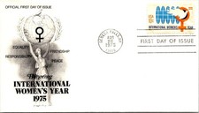 FDC 1975 SC #1571 Artcraft Cachet - Seneca Falls NY - Single - J33168