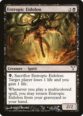ENTROPIC EIDOLON X 4 E/X+ DISSENSION MAGIC THE GATHERING