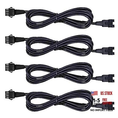 4 PCS 60 inch/150cm 4 Pin RGB LED Multi-Color Accent 4Pcs 4.8ft extensions