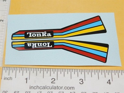 Tiny Tonka Custom Van Replacement Sticker Set TK-275