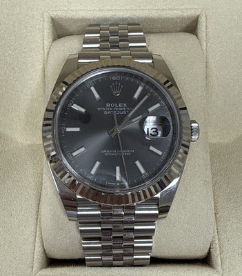 Rolex 126334 41mm Rhodium Dial Full Kit