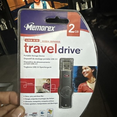Memorex USB 2.0 High Speed Travel Drive 1GB Portable Storage Device - NEW