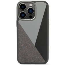 Decoded iPhone 13 Pro Max Back Case w/ Nike Grind Recycled Leather Grey RRP £40