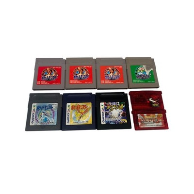 Nintendo Gameboy Pokemon Japan JPN Spiele Games | Grün rot gold silber Rubin