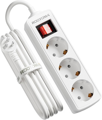 European to US Plug Adapter, EU to US Adapter, 3 AC Outlets for European Electro