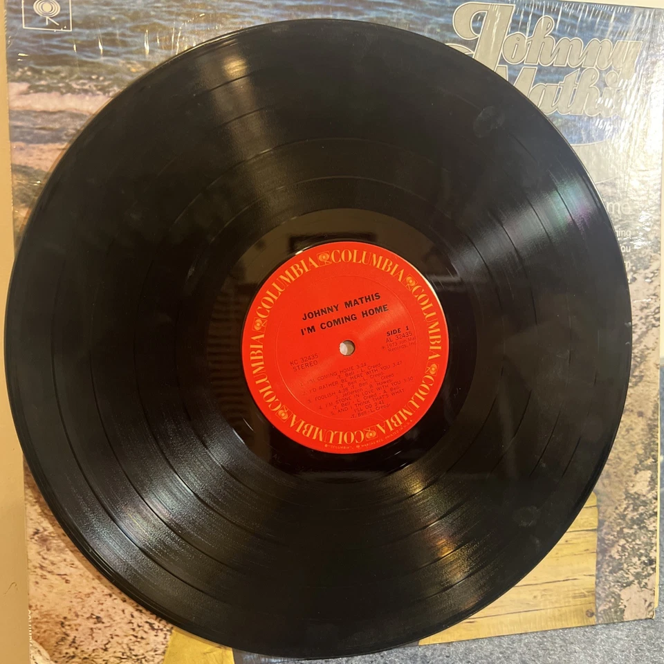 Johnny Mathis ‎– I'm Coming Home 1973 BL32435 Quadraphonic Vinyl Record - Image 3 of 4
