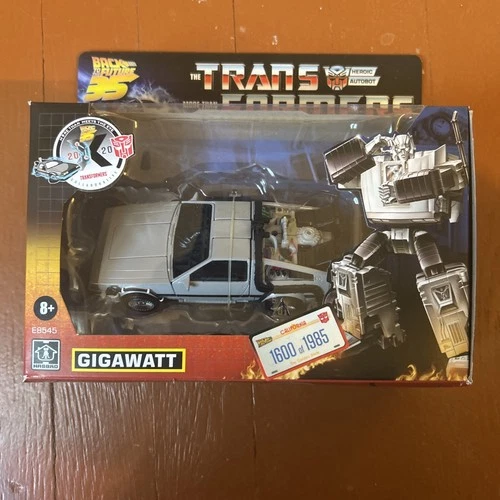 Transformers X Back to the Future 35th Anniversary Gigawatt Numbered #xxxx/1985