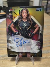 2024 Topps Finest UFC - Autographs Julianna Pena #FA-JPA Gold Refractor /50 (AU)