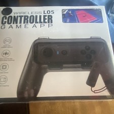 L05 Wireless Bluetooth Phone Game Controller, Ergonomic, Black for iOS/Android