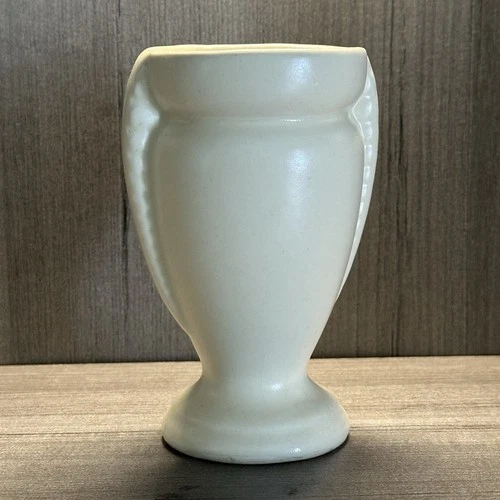 Vintage Shawnee Matte White Art Pottery Vase Art Deco Style