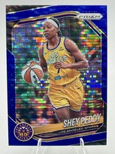 2025 Panini Prizm WNBA Shey Peddy Blue Pulsar Prizm #35/199 Sparks #136
